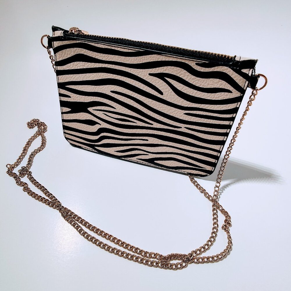 Women's‎ Zebra Crossbody Chain Small Purse